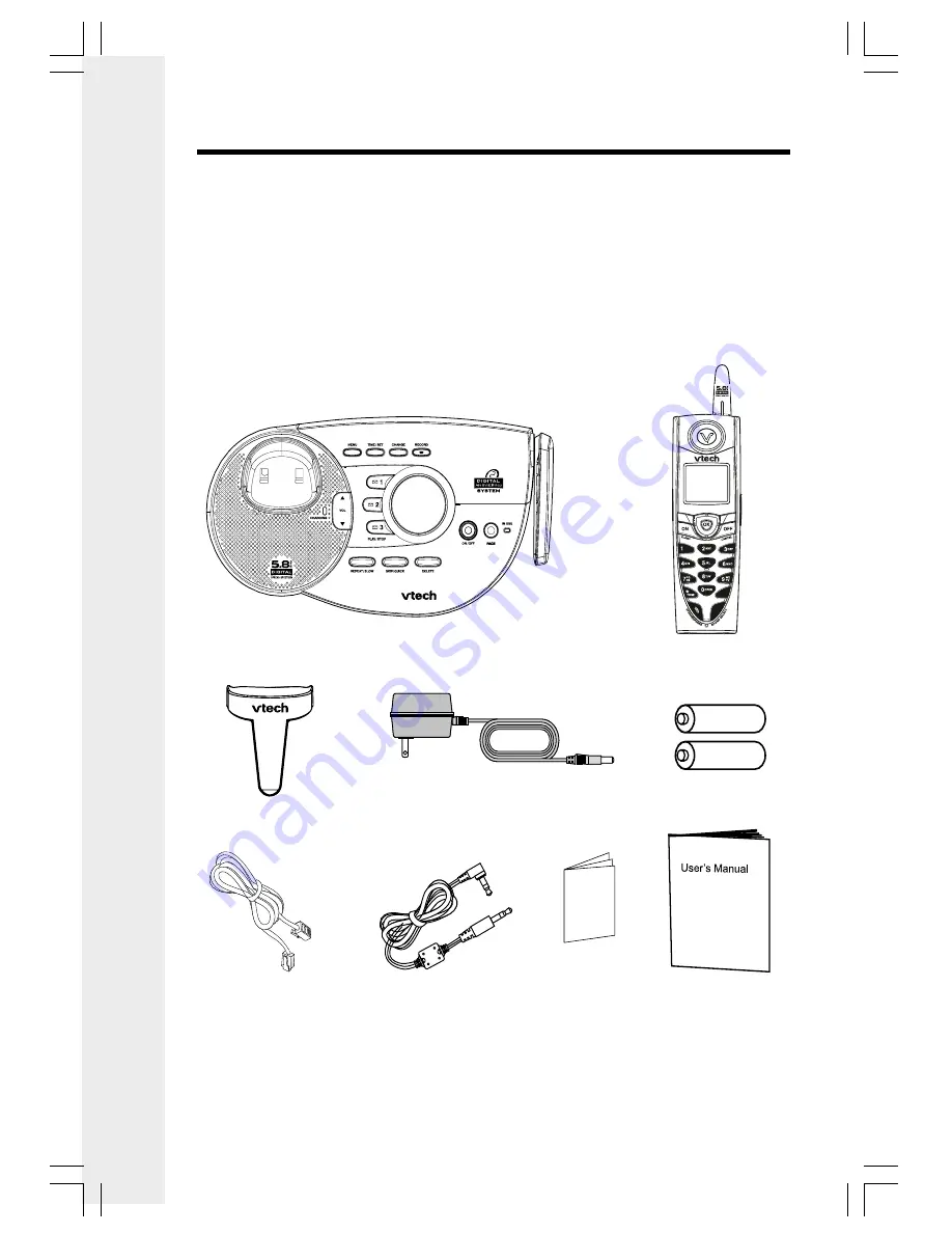 VTech i 5866 Скачать руководство пользователя страница 4