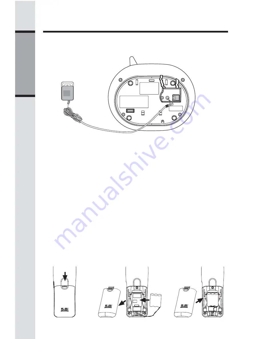 VTech ia5851 - Cordless Phone - Operation Manual Del Usuario Download Page 6