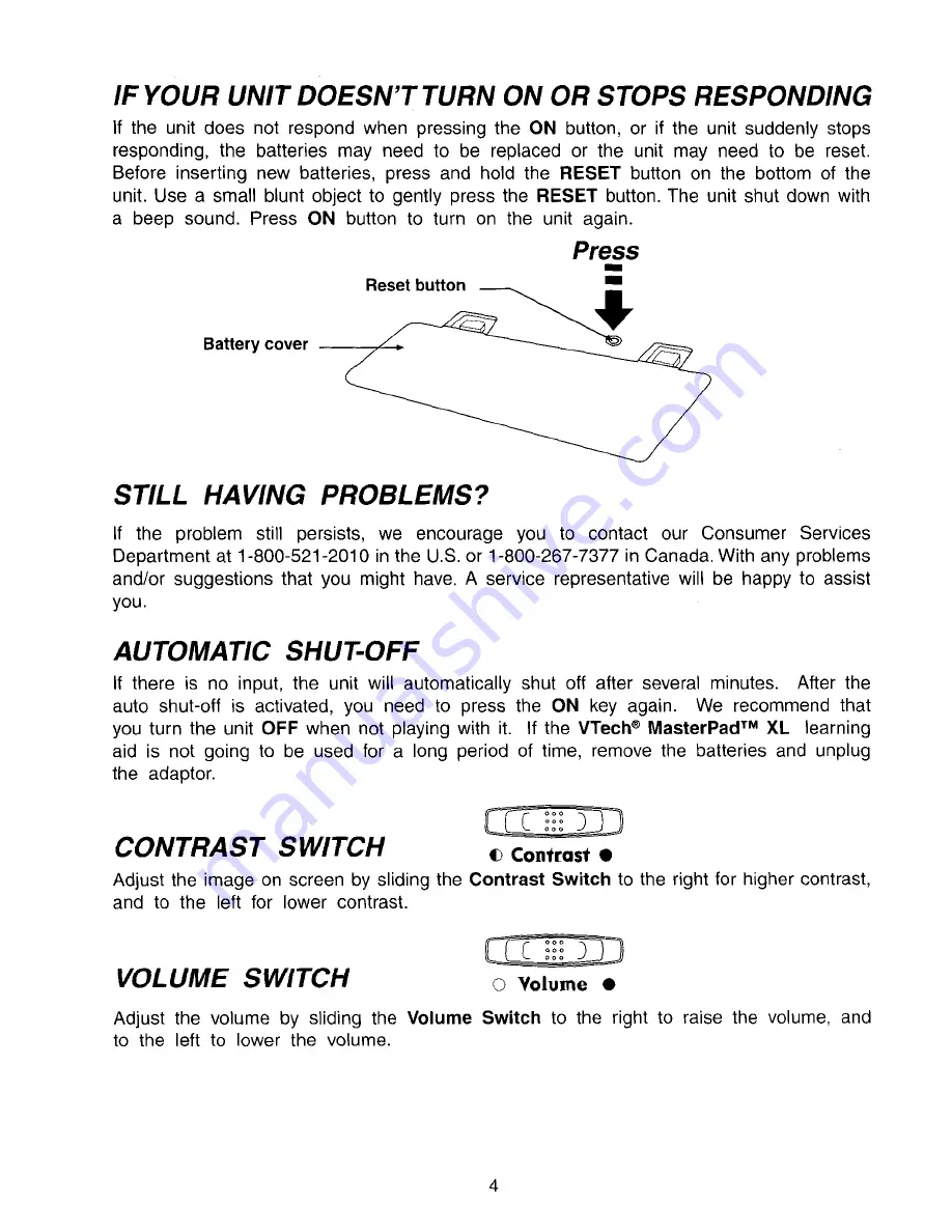 VTech MasterPad XL User Manual Download Page 9