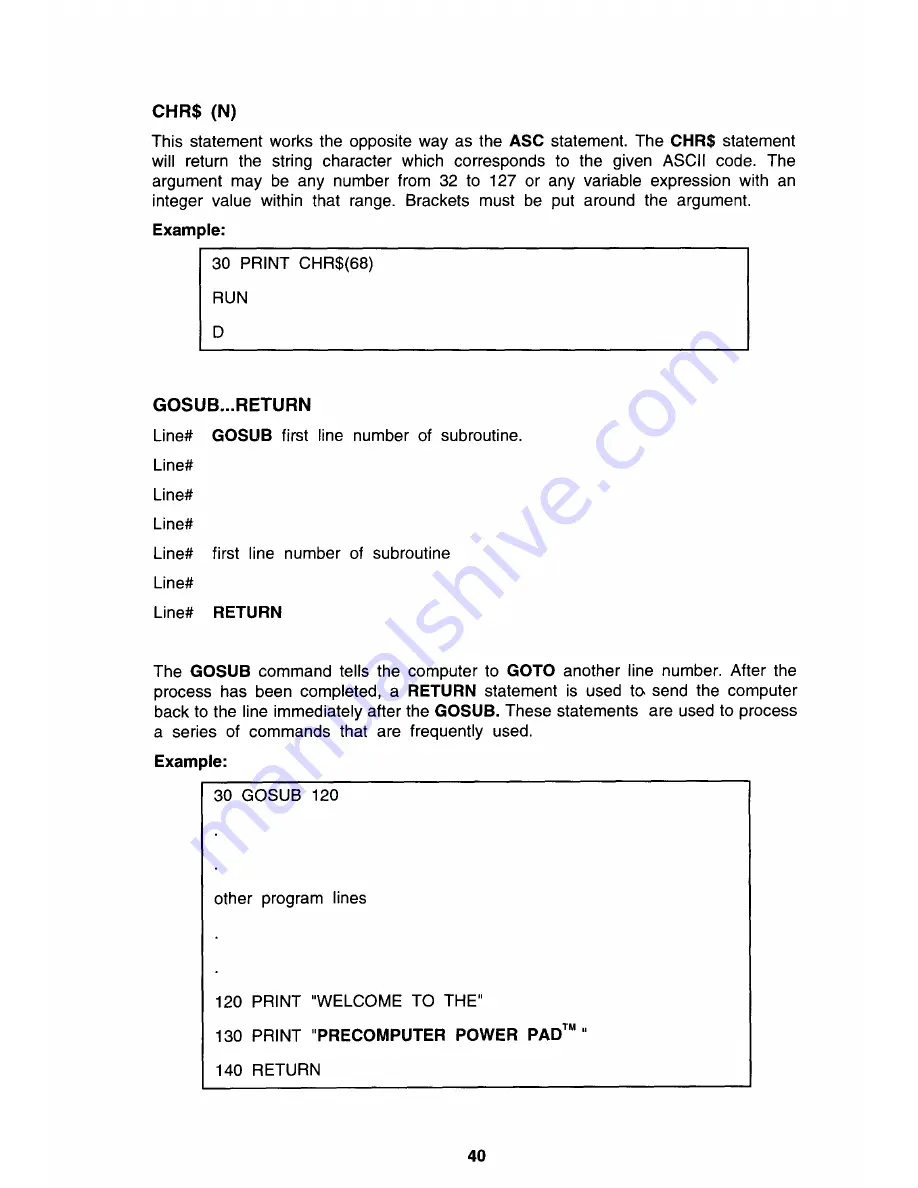 VTech Precomputer Power PAD Course Information Download Page 42