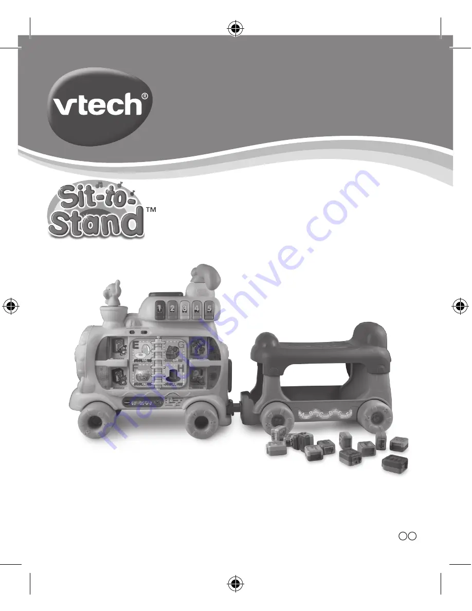 VTech Sit-to-Stand Alphabet Train User Manual Download Page 1