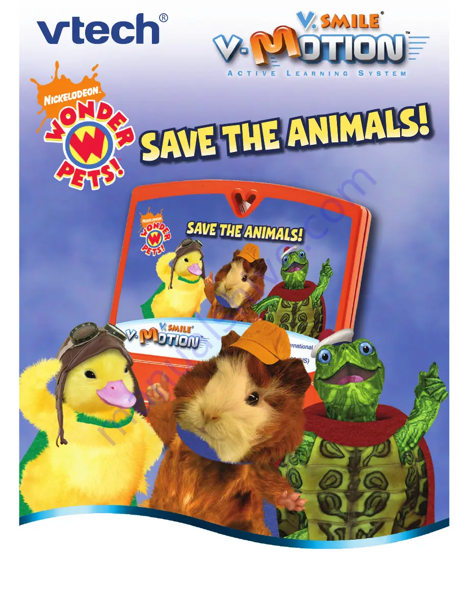 VTech V.Smile Motion: Wonder Pets-Save the Animals User Manual Download Page 1