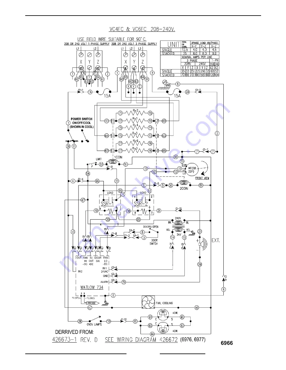 Vulcan-Hart 126743 Service Manual Download Page 41