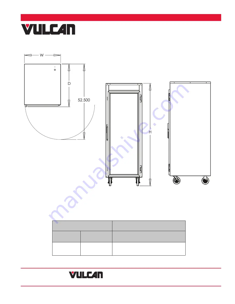 Vulcan-Hart 18 Pan Ambient VHA18 Specifications Download Page 2