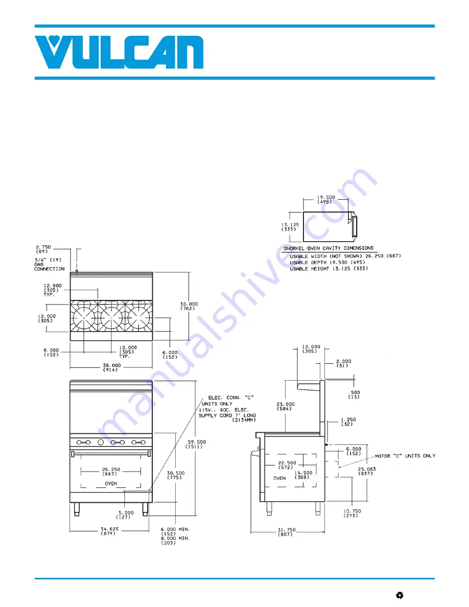 Vulcan-Hart 36L Specifications Download Page 2