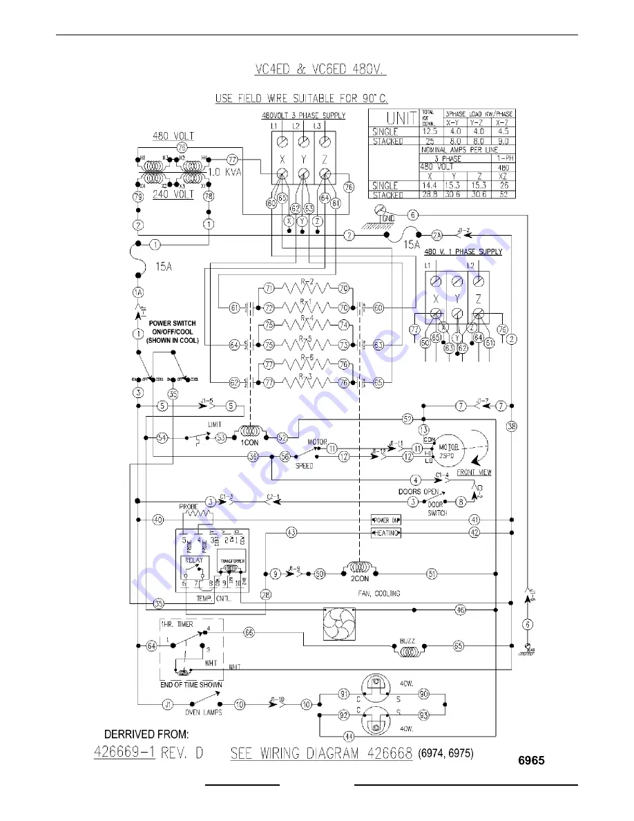 Vulcan-Hart VC4EC Service Manual Download Page 40