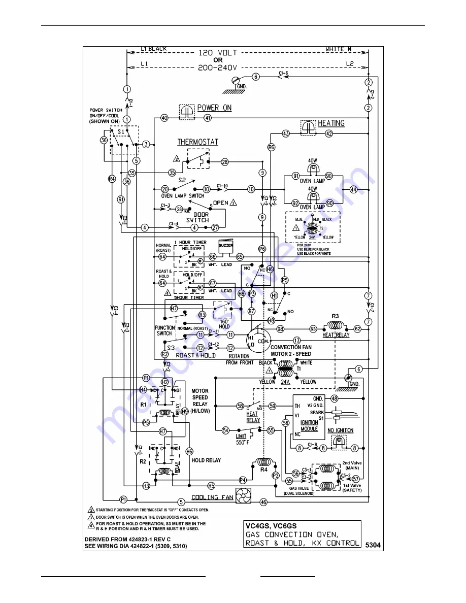 Vulcan-Hart VC4GC Service Manual Download Page 51