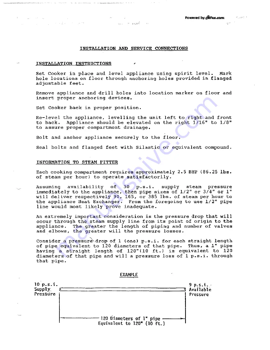 Vulcan-Hart VS3616 Installation & Operation Manual Download Page 4