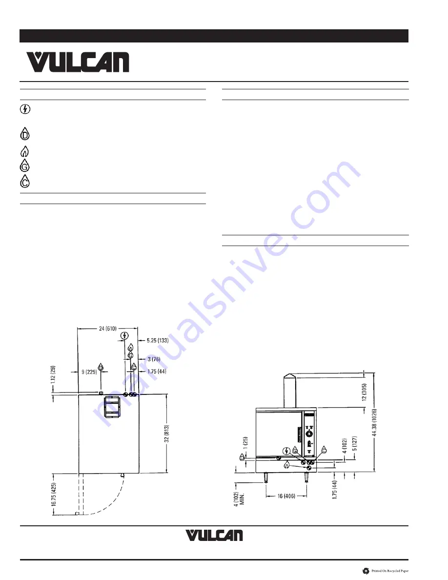 Vulcan-Hart VSX5G Manual Download Page 2