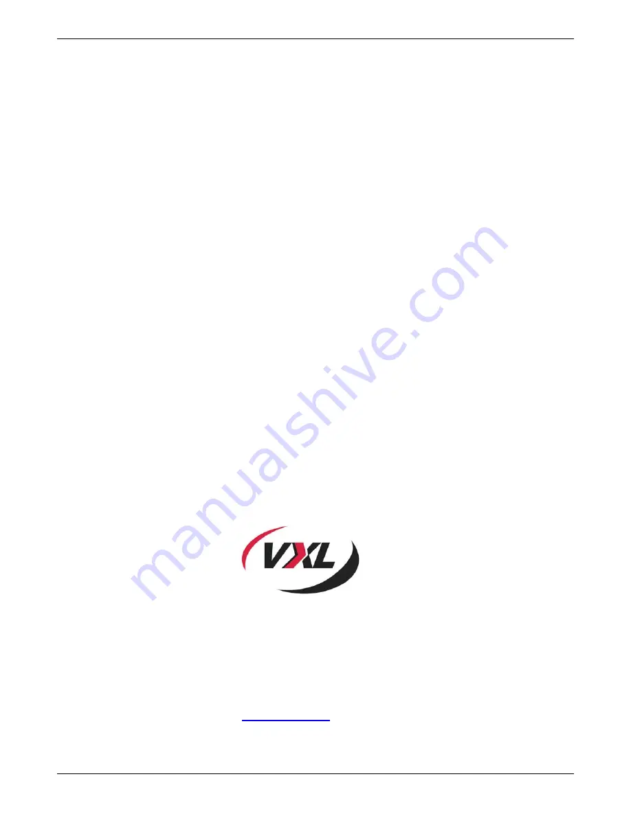 Vxl TC 15 Series User Manual Download Page 1