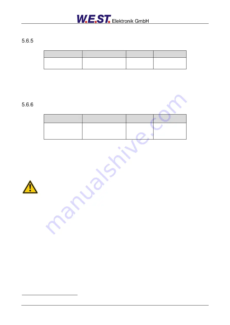 W.E.ST. POS-124-U-PFN Technical Documentation Manual Download Page 35