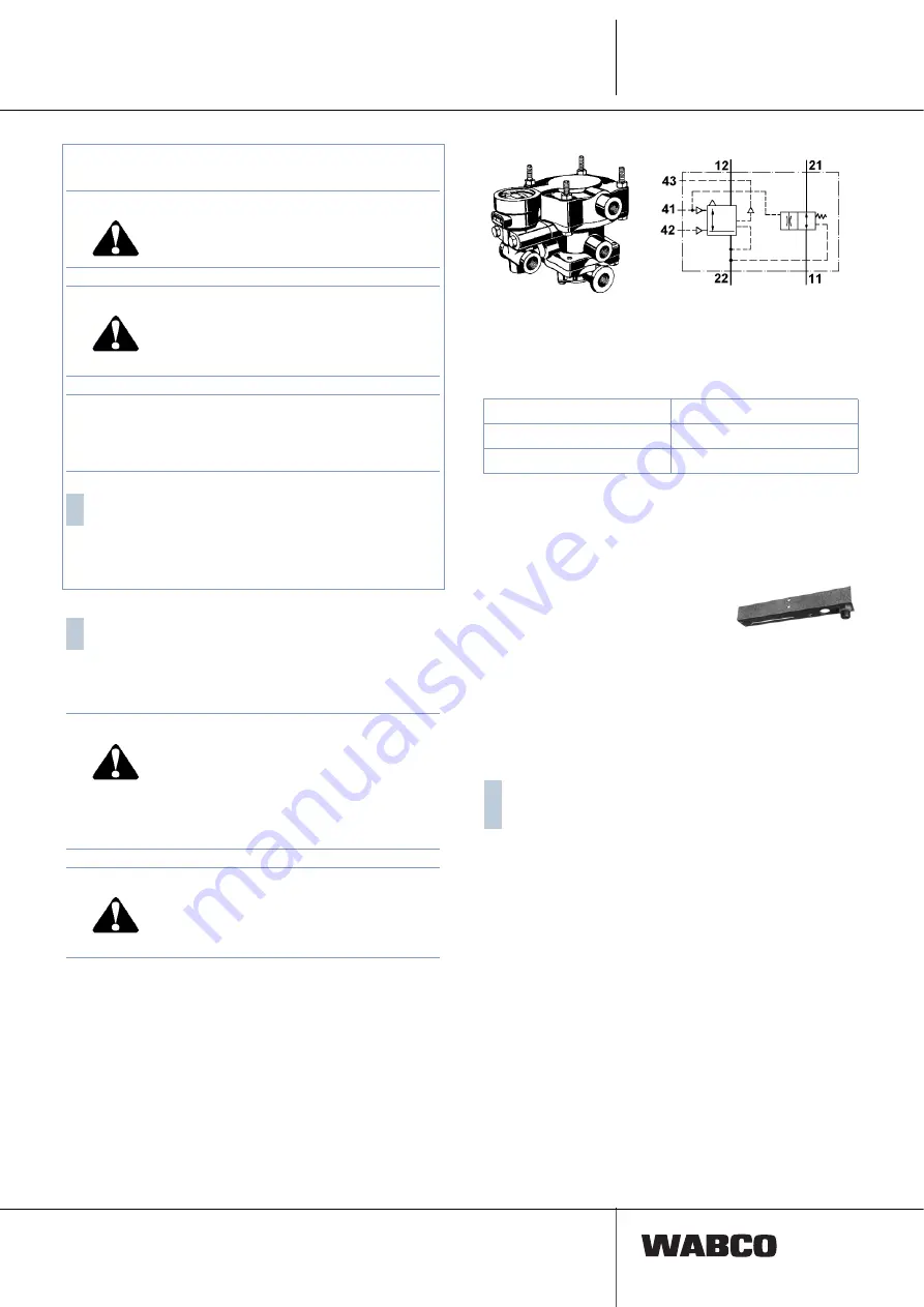 WABCO 973 002 Test Instruction Download Page 1