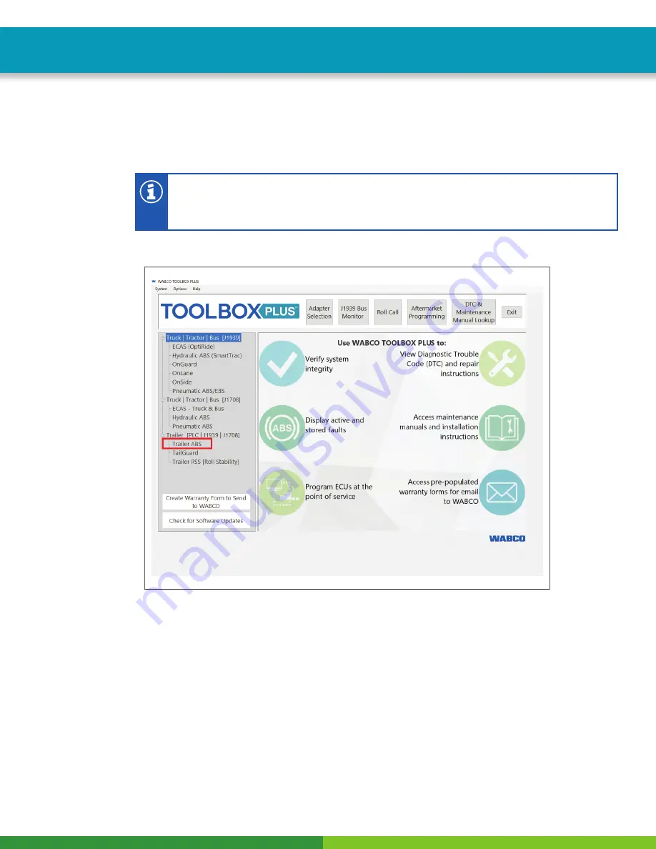 WABCO iABS 2S/1M Standard Maintenance Manual Download Page 125