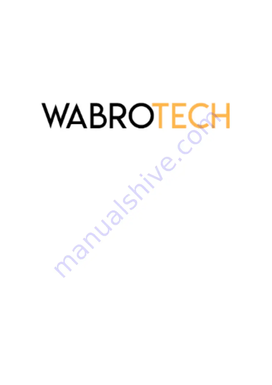 WABROTECH ML168 Operating Instructions Manual Download Page 1