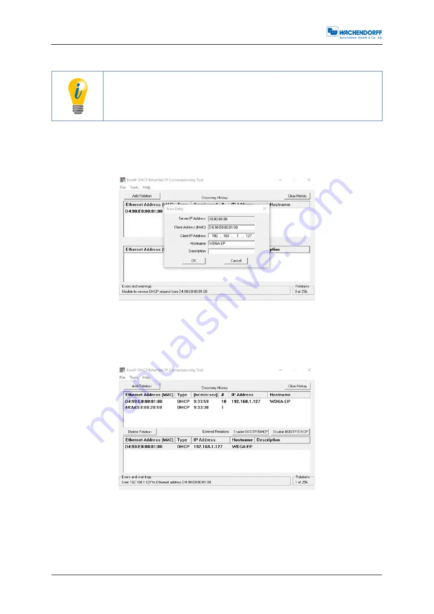 Wachendorff EnDra WDGA 58A ETHERNET/IP Скачать руководство пользователя страница 52