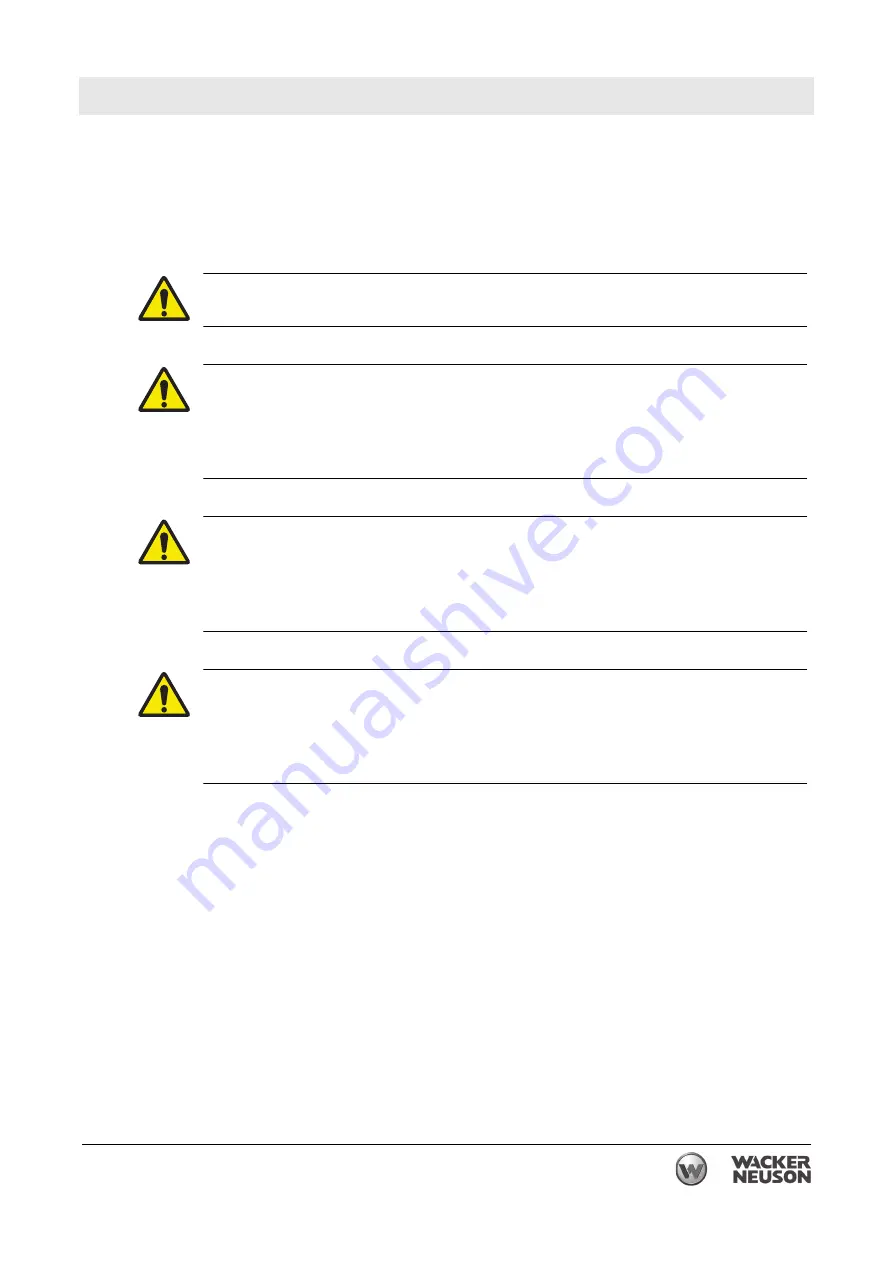 Wacker Neuson 5000007001 Operator'S Manual Download Page 7