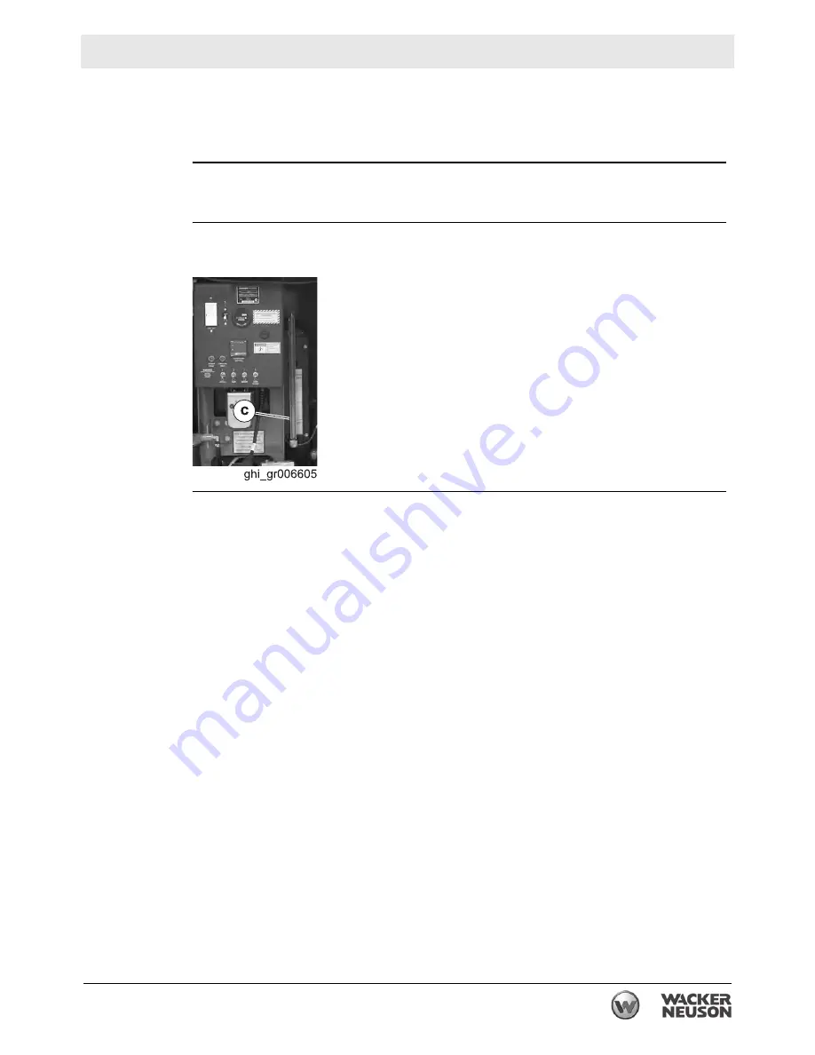 Wacker Neuson E1100 Operator'S Manual Download Page 41