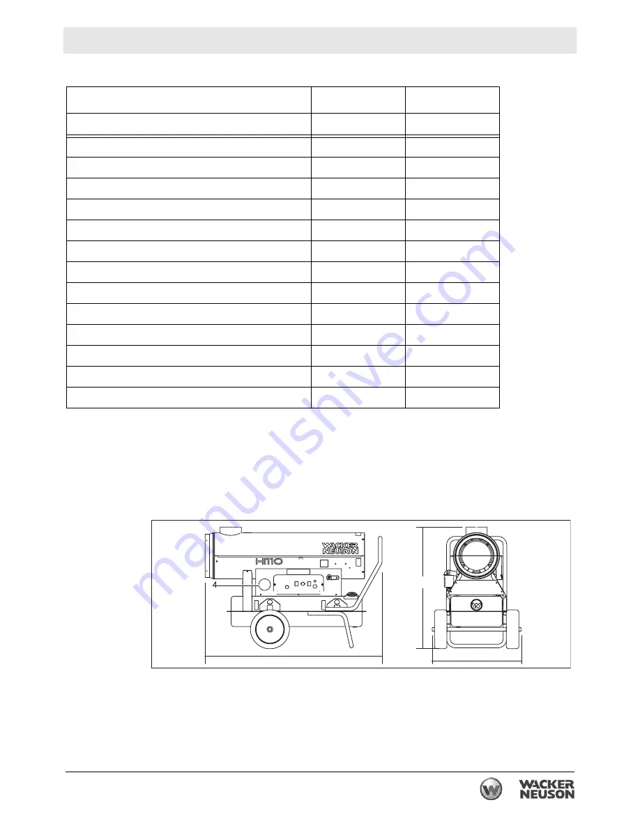 Wacker Neuson HI 110D Operator'S Manual Download Page 61