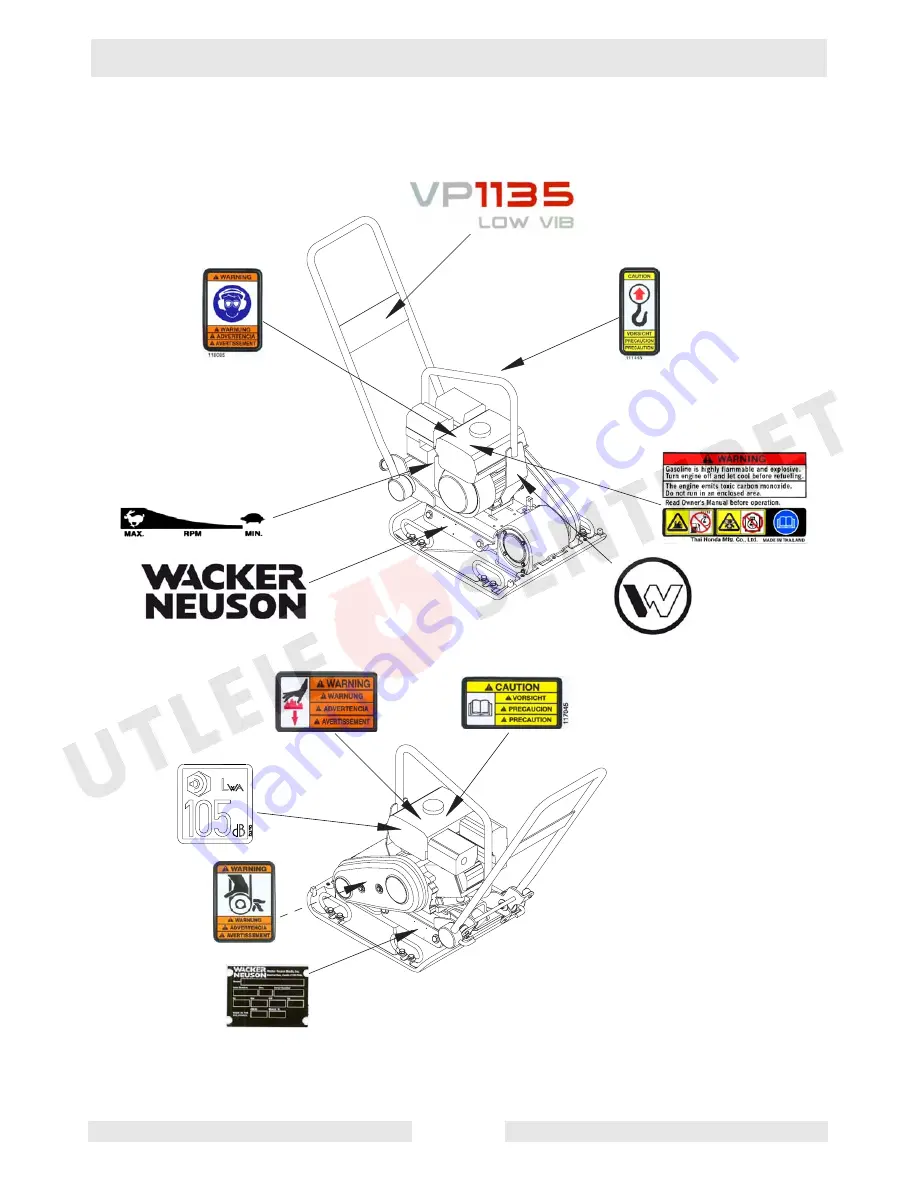 Wacker Neuson VP 1135A Скачать руководство пользователя страница 10