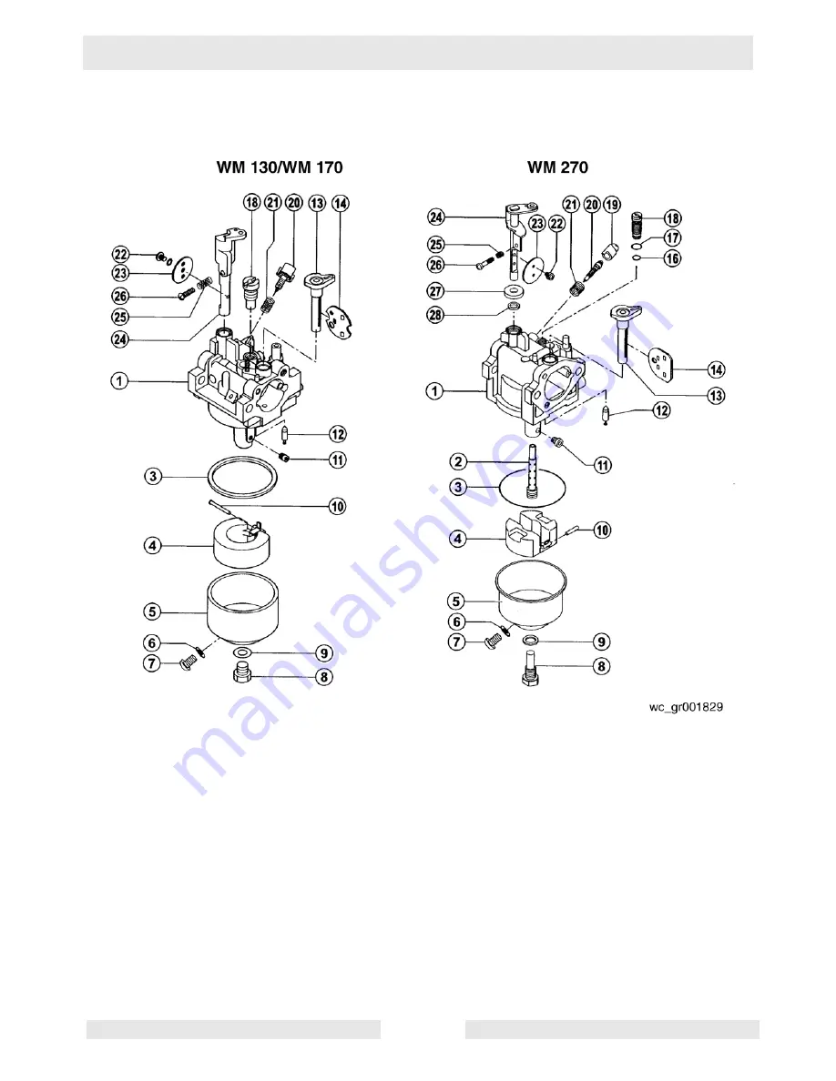 Wacker Neuson WM 130 Repair Manual Download Page 83