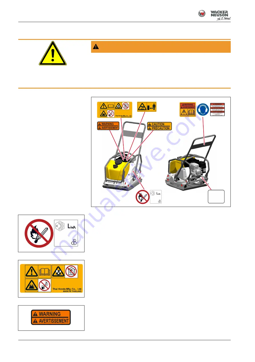 Wacker Neuson WP Скачать руководство пользователя страница 26