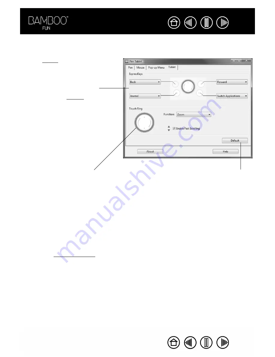 Wacom Bamboo Fun User Manual Download Page 34