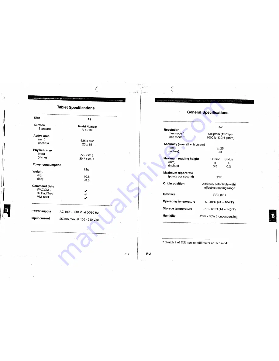 Wacom SD-210L User Manual Download Page 28