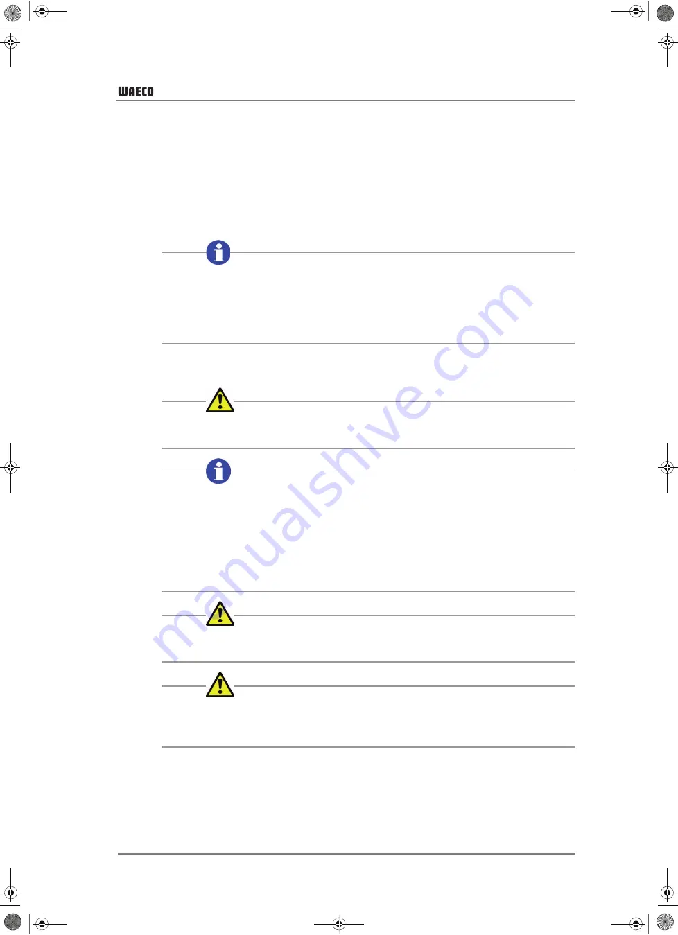 Waeco CoolAir CA-800-DAF Installation Manual Download Page 61