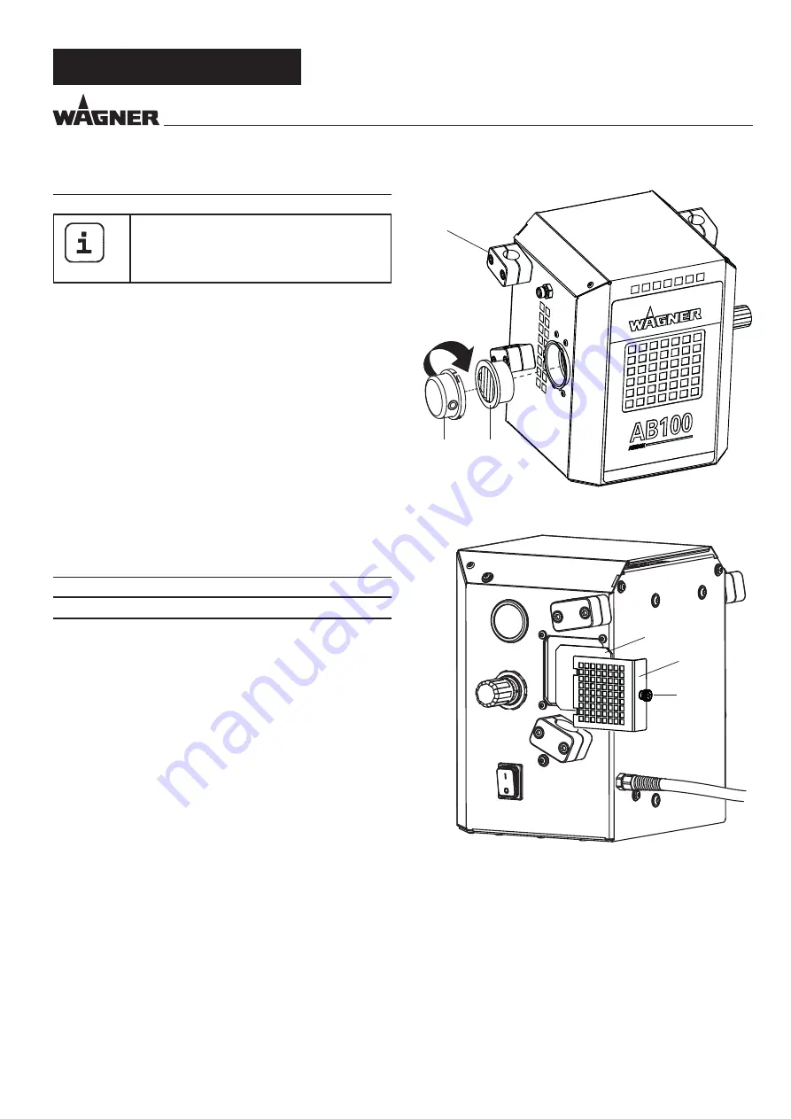 WAGNER AirBoost 100 Operating Manual Download Page 21