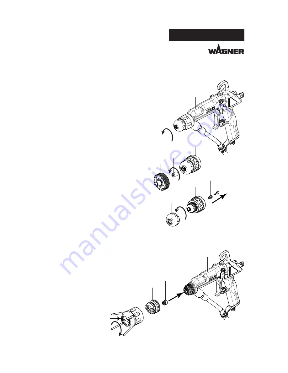 WAGNER AquaCoat AirCoat GM 5000EACW Operating Manual Download Page 48