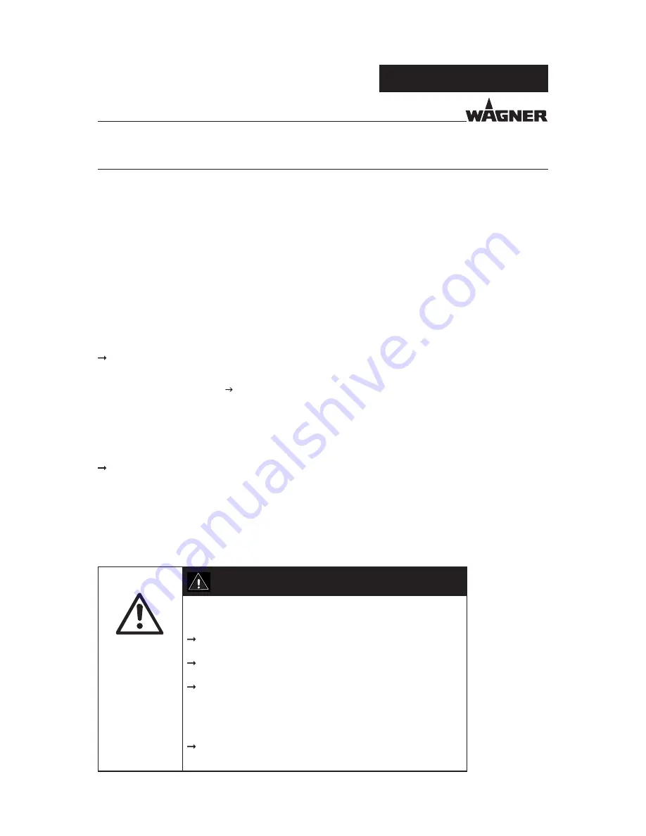 WAGNER GM 4700AC Operating Manual Download Page 46