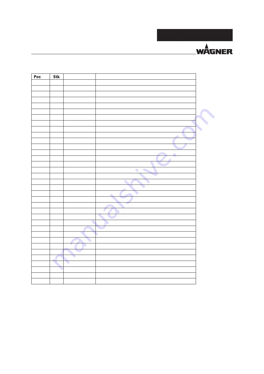 WAGNER VM 5000 Operating Manual Download Page 61