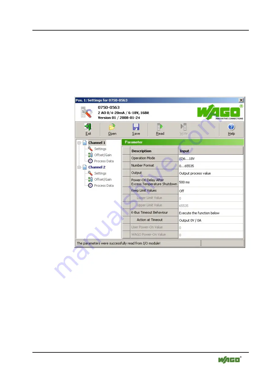 WAGO 750-563 Manual Download Page 35