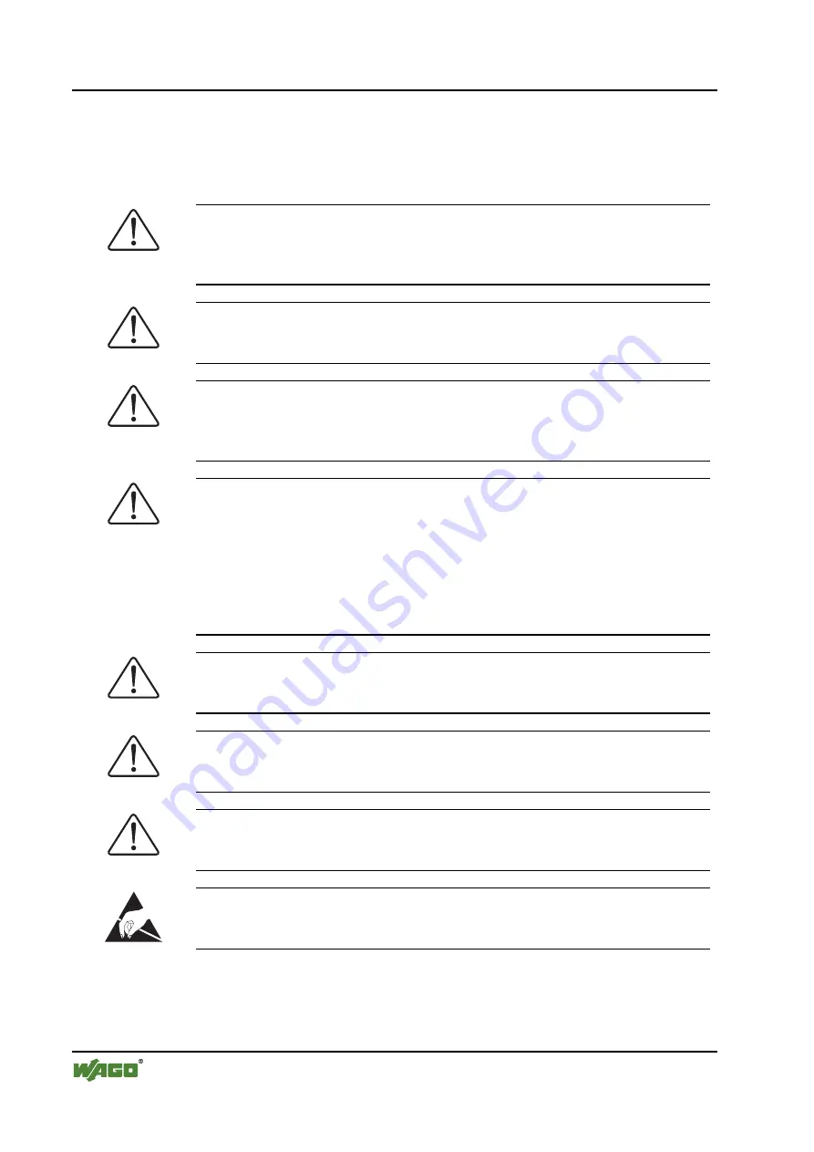 WAGO I/O SYSTEM 750 750-671 Manual Download Page 12