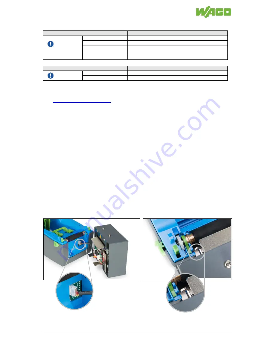 WAGO smartPRINTER Operating Instructions Manual Download Page 34