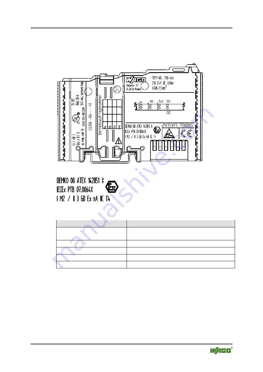 WAGO WAGO-I/O-SYSTEM 750 750-481/003-000 Скачать руководство пользователя страница 39