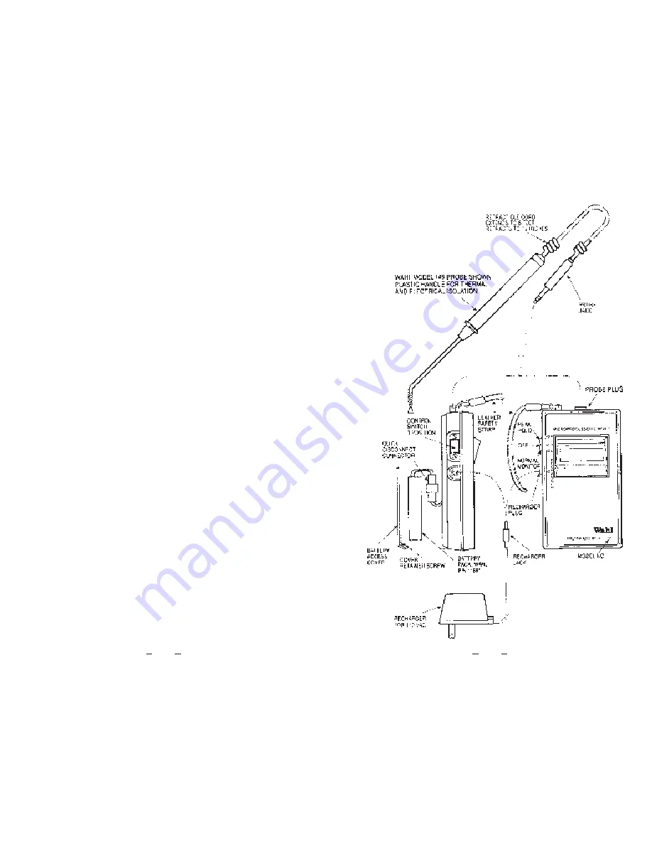 Wahl HEAT-Prober 392HP Instruction Manual Download Page 4