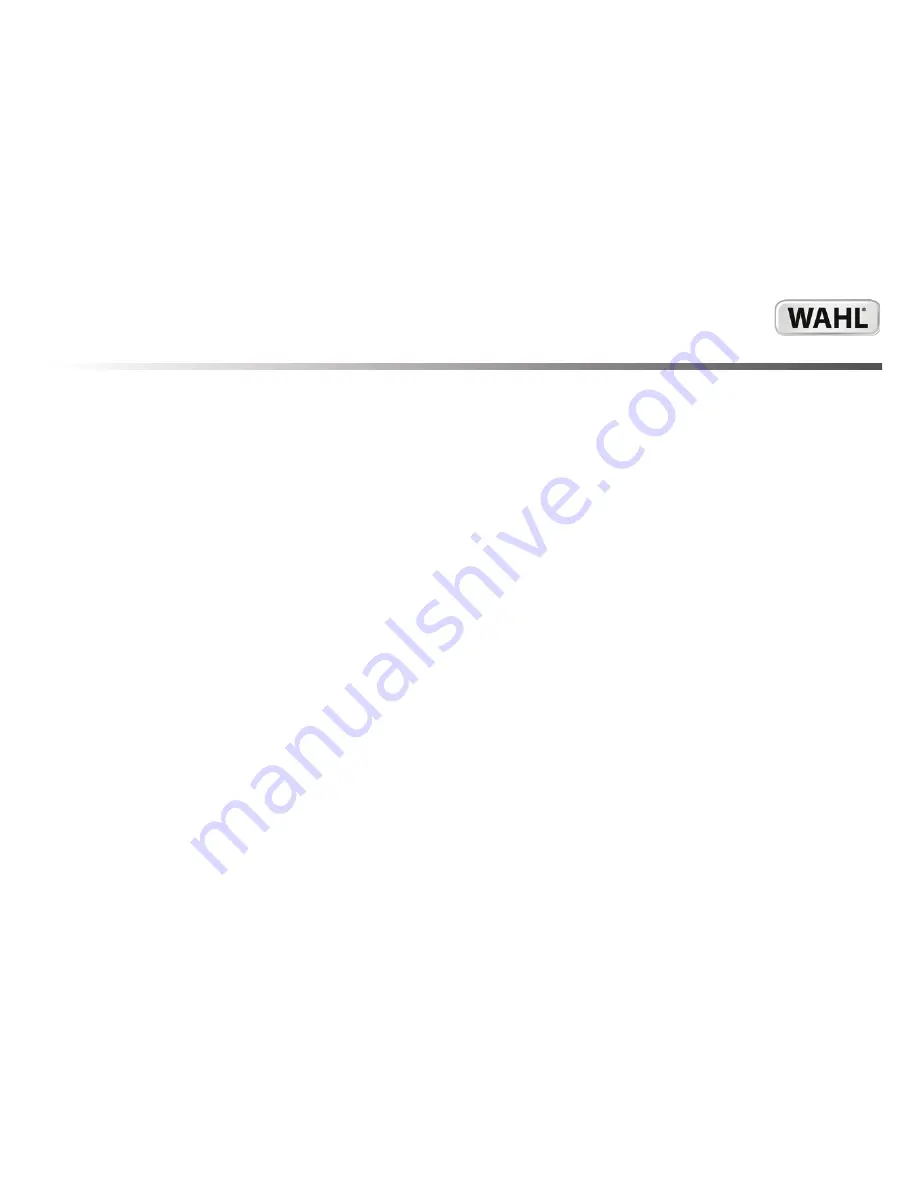 Wahl James Martin ZX863X Manual Download Page 6