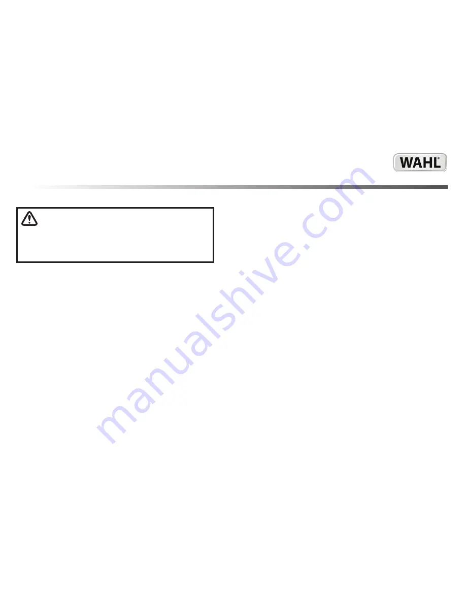 Wahl James Martin ZX863X Manual Download Page 10