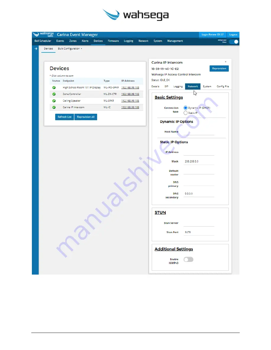 Wahsega Carina IP Panic Button User Manual Download Page 19