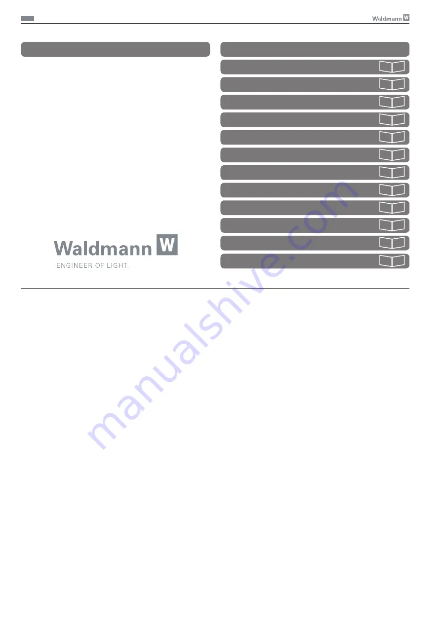 Waldmann ONE LED Instructions For Use Manual Download Page 4