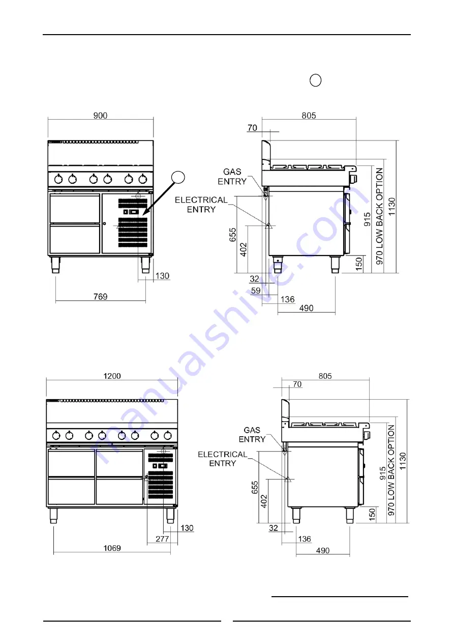 Waldorf RNB8200G Installation And Operation Manual Download Page 11