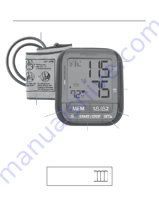 Walgreens WGNBPA-230 Manual Download Page 45