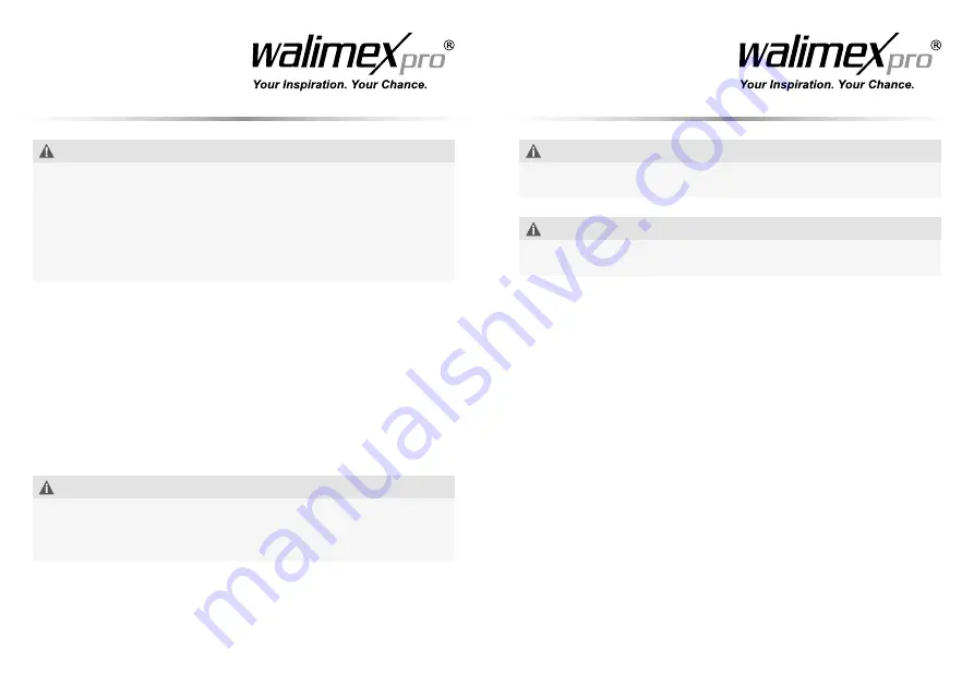 Walimex Pro LED Round 200 Instruction Manual Download Page 8