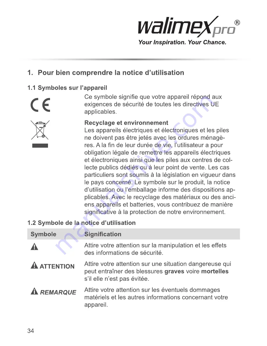 WalimeXPro 18843 Instruction Manual Download Page 34