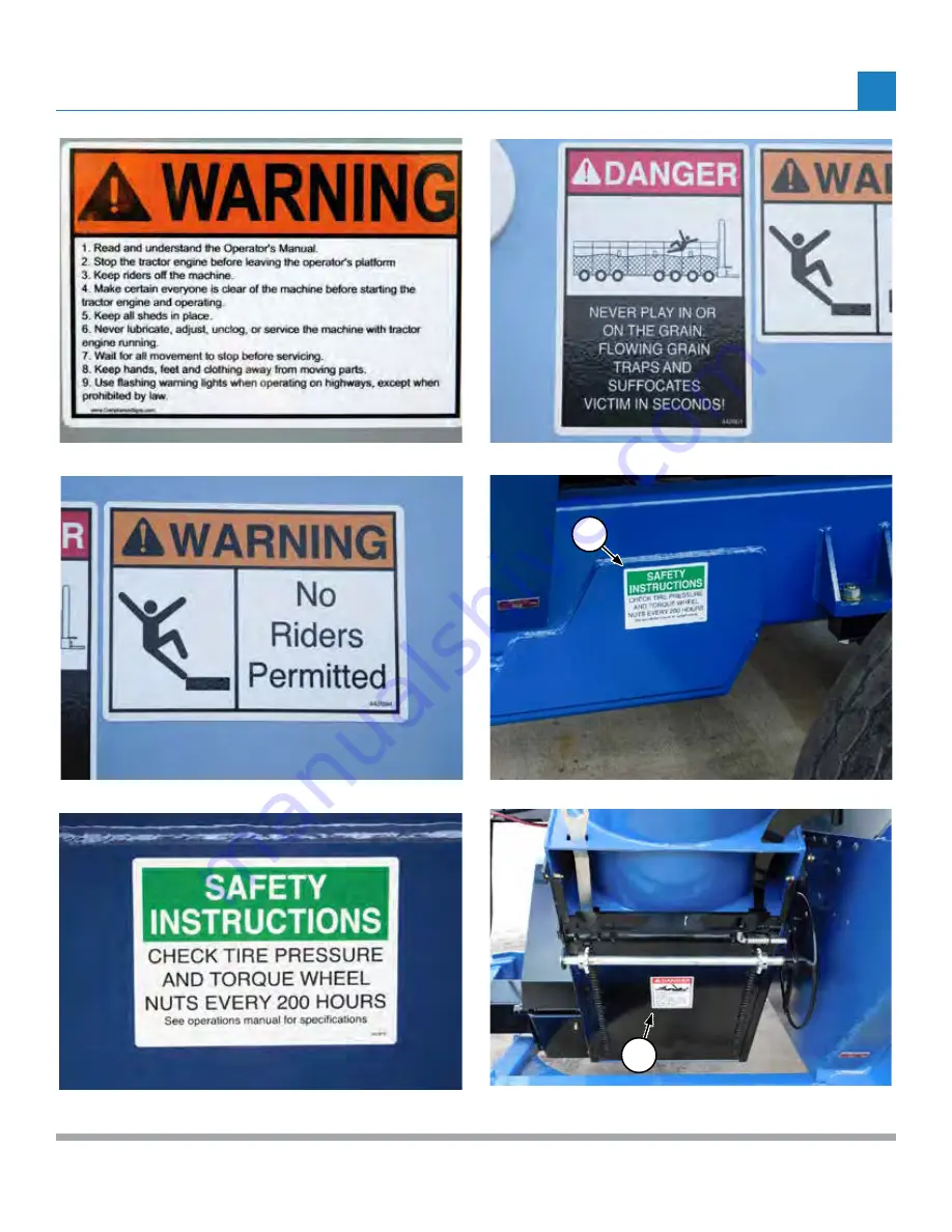 WalkAbout Mother Bin Operator'S & Parts Manual Download Page 15