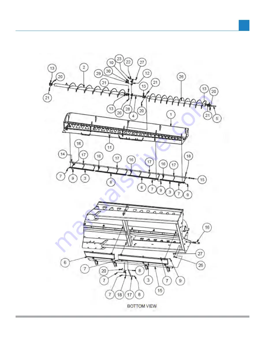 WalkAbout Mother Bin Operator'S & Parts Manual Download Page 61