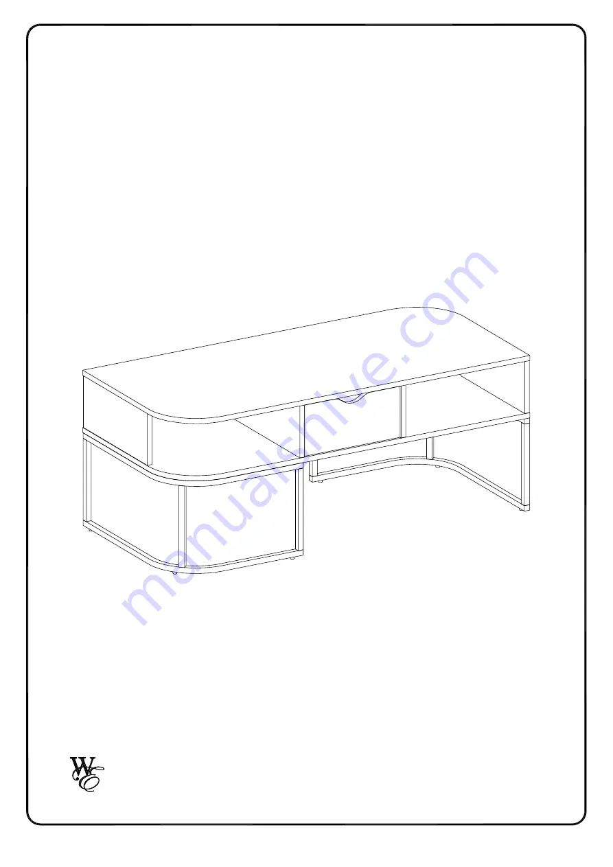 Walker Edison 5117362 Assembly Instructions Manual Download Page 1