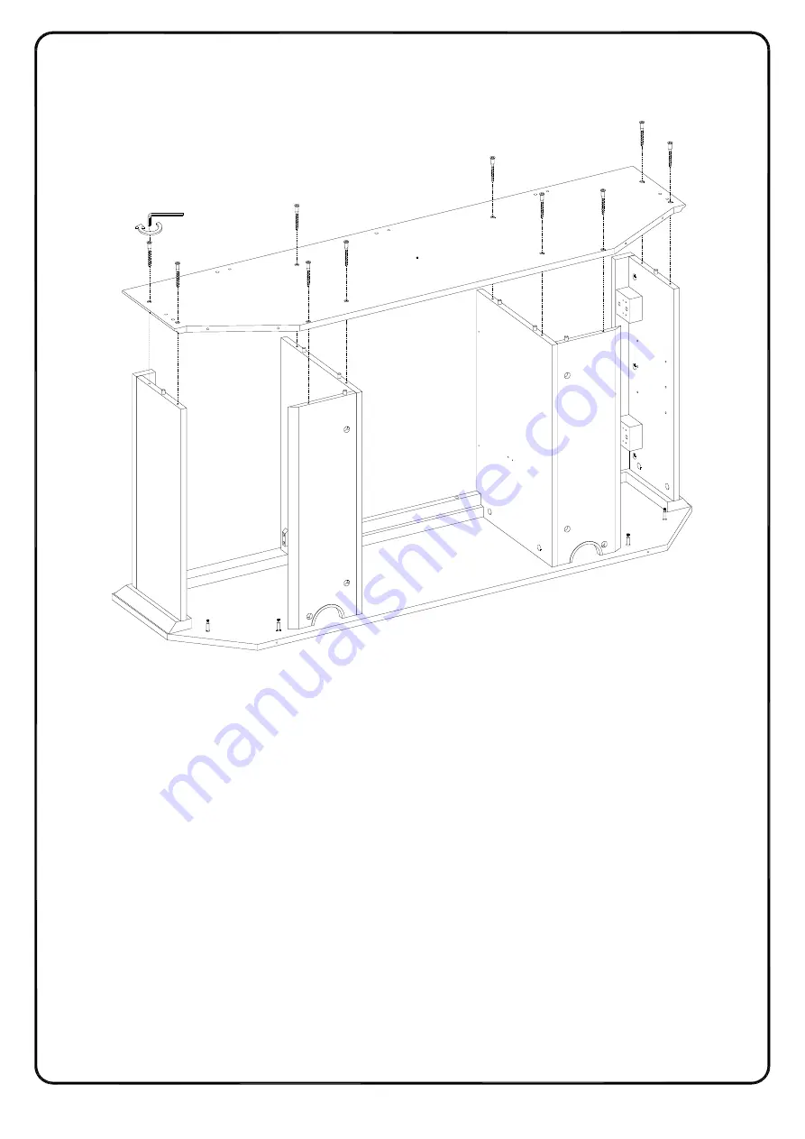 Walker Edison ABF54FC Assembly Instructions Manual Download Page 19