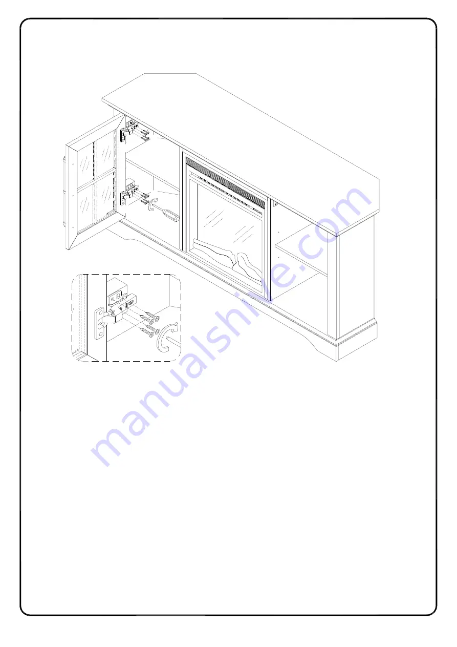 Walker Edison ABF54FC Assembly Instructions Manual Download Page 34